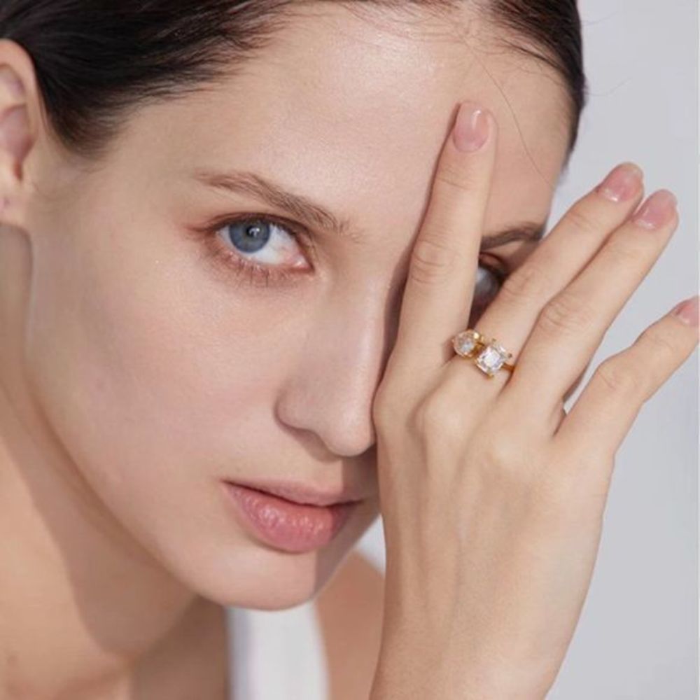 Yojoy Gold Plated Crystal Ring - Picture 5 of 8